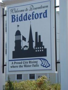 In 2008, the City of Biddeford entered into a partnership with the Orton Family Foundation to initiative community visioning and planning to create a Downtown Master Plan. (Photo credit: Maine: An Encyclopedia, maineanencyclopedia.com)
