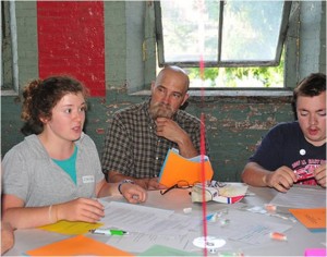 Young people can bring energy and enthusiasm to community discussions and projects. (Photo credit: Heart of Biddeford)