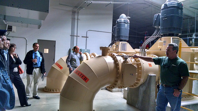Brad Weber, General Supervisor II at the Wellfield ASR, provides a tour of the City's Aquifer Storage and Recovery program.