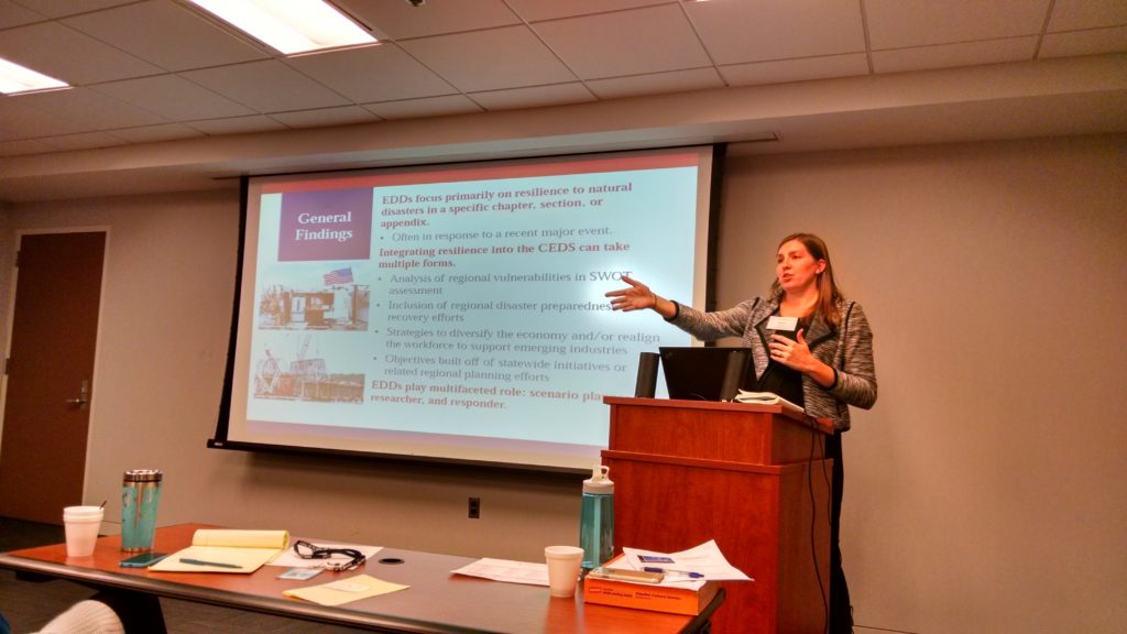 Sara James, Program Associate at the NADO Research, provides an overview of NADO's CEDS Resilience Library, a compilation of examples to assist EDDs and others incorporate resilience to economic disruptions into their CEDs.