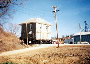 Many properties that could be salvaged were physically relocated out of the floodplain, a slow but worthwhile process for homeowners that were able to keep the years of memories stored within their homes. Credit: BCRP