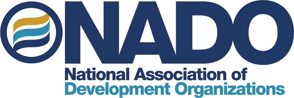 Logo that reads - "NADO National Association of Development Organizations"